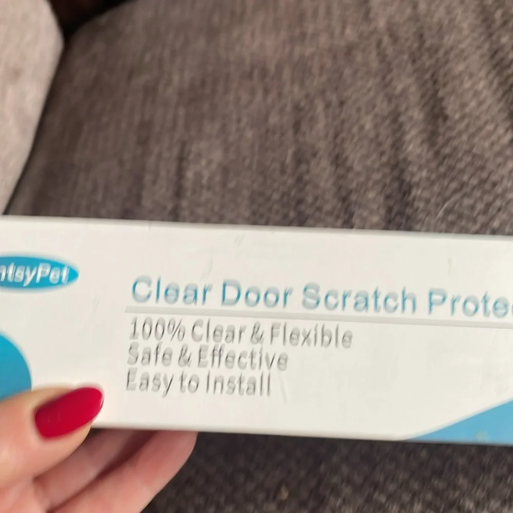 Door Scratch Protector - White